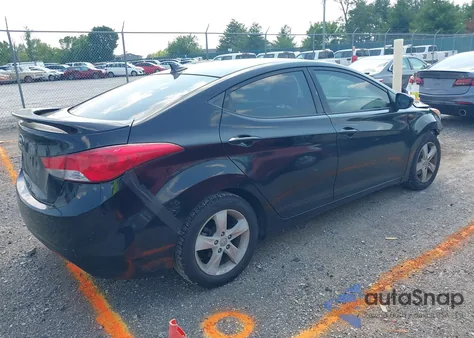 2013 Hyundai Elantra Gls from USA, damaged, VIN KMHDH4AE0DU991240